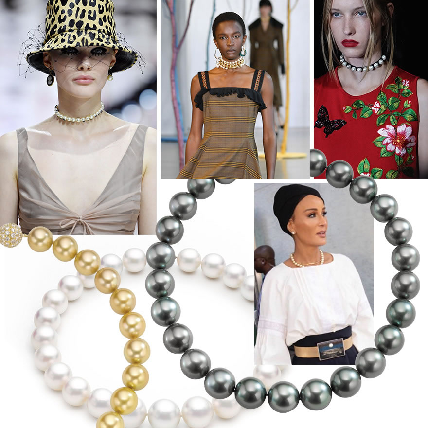 Assael Pearl Choker Gorgeous Glow