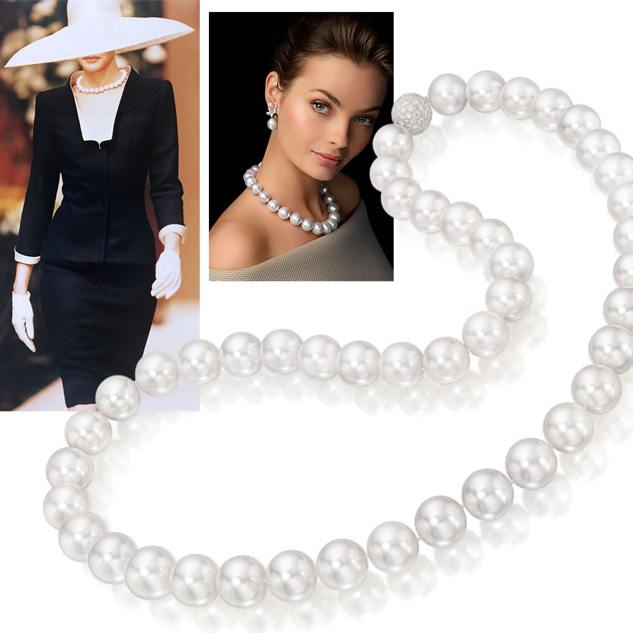 Assael South Sea Pearls Vintage Oscar De La Renta Balmain