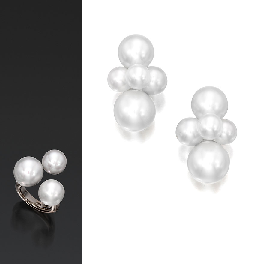 CONTEMPORARY BUBBLE EARRINGS