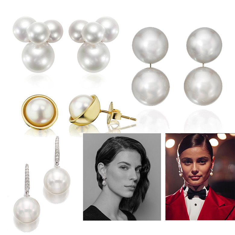 Basic Stud Pearl Earrings