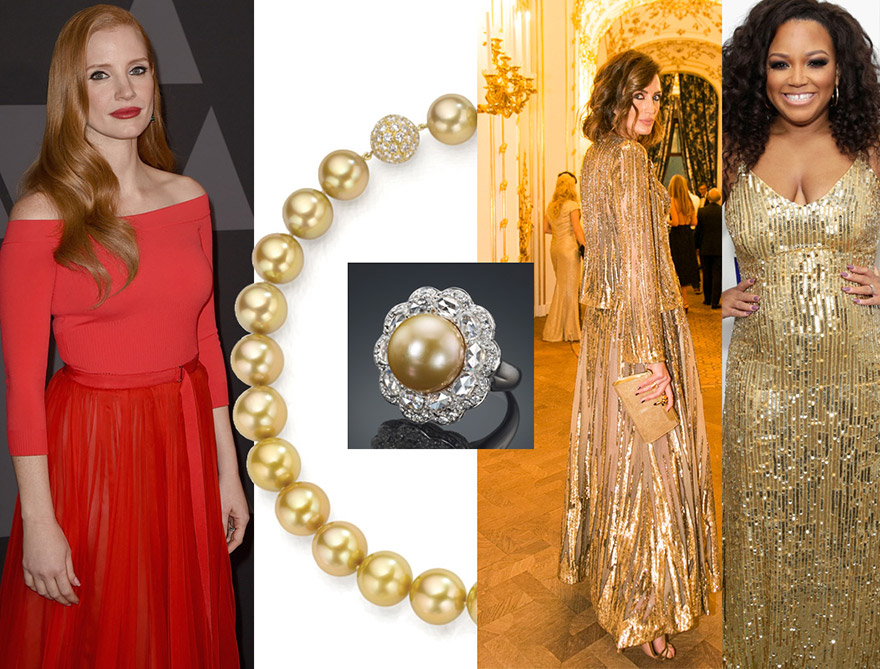 Colorful Dresses Call for Colorful Pearls