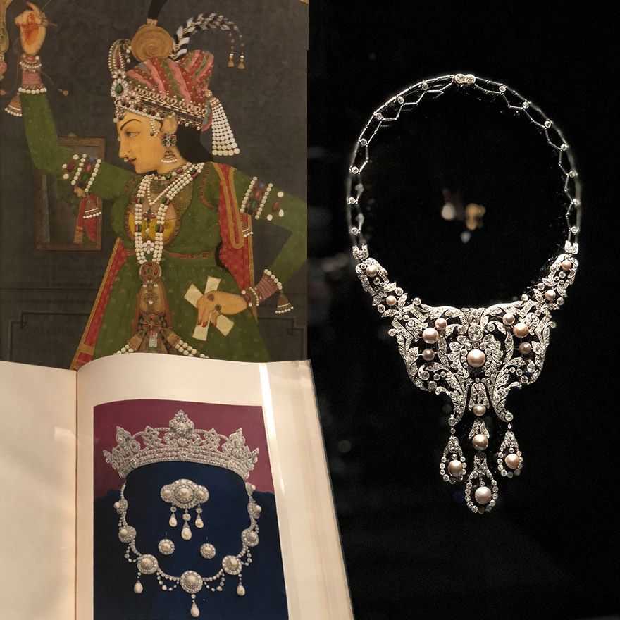 Imagery from the "Every Woman a Queen" section of Jewelry The Body Transformed Exhibit at the Metropolitan Museum of Art