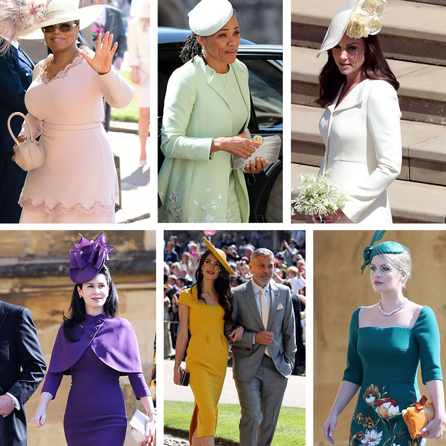 Oprah, Mother of the Bride, HRH The Duchess of Cambridge Kate Middleton / BOTTOM Kate Spencer wife of the 9th Earl Spencer, Amal & George Clooney, Lady Kitty Spencer