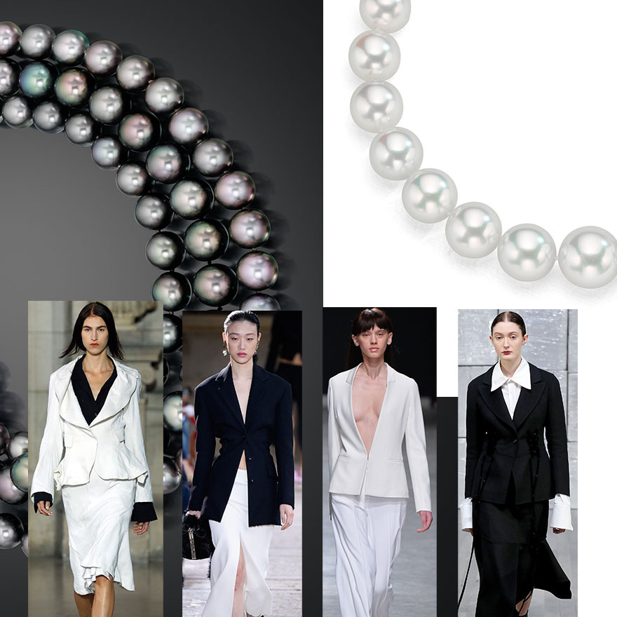 Assael Tahitian and South Sea White Pearls, Moon Yung Hee S/S 2018 Runway Paris, Proenza Schouler F/W 2017-18 Runway Paris, Guy Laroche F/W 2017-18 Runway Paris, Haizhenwang London Feb 2017