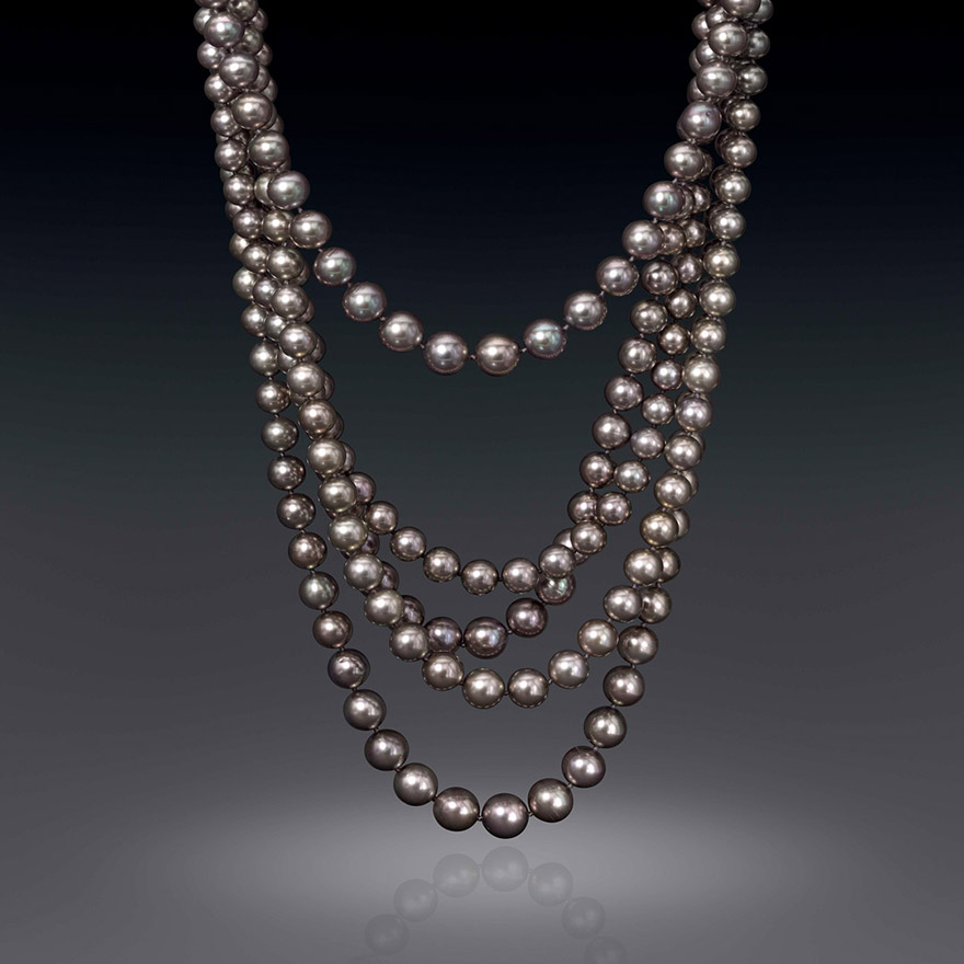Tahitian Pearl Strands of varied lengths
