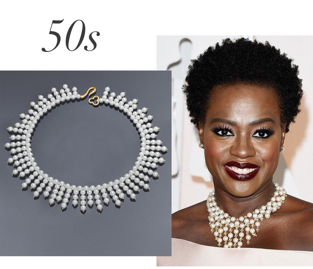 Assael Bib Necklace. Viola Davis. 