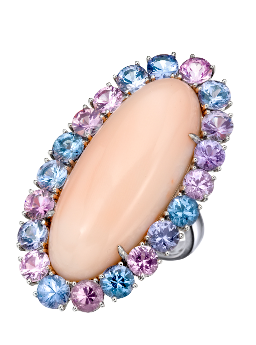 Decorative Element - Part of a ring peeking into page