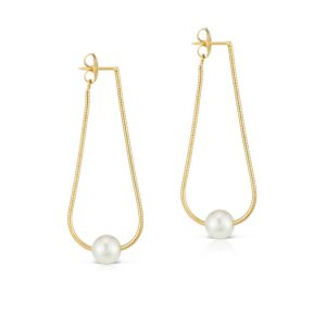 Akoya Pearl Silk Earrings