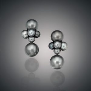 Tahitian Pearl Bubble Earrings