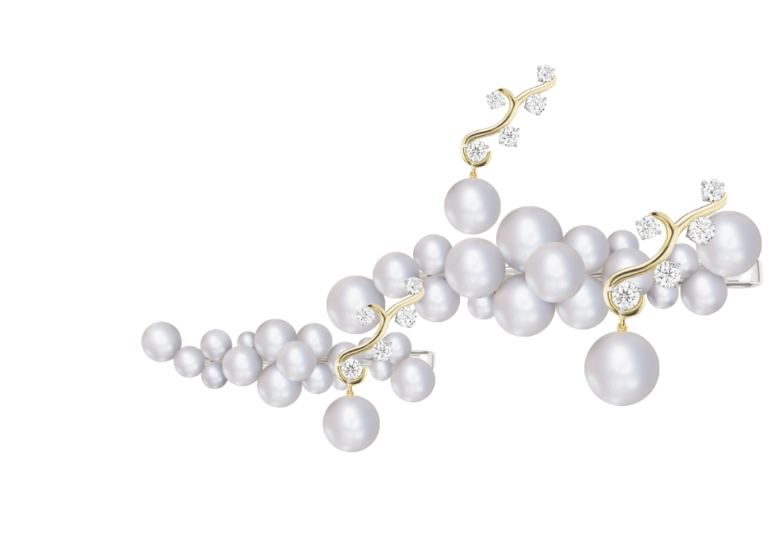 Decorative Element - Part of a brooch peeking into page