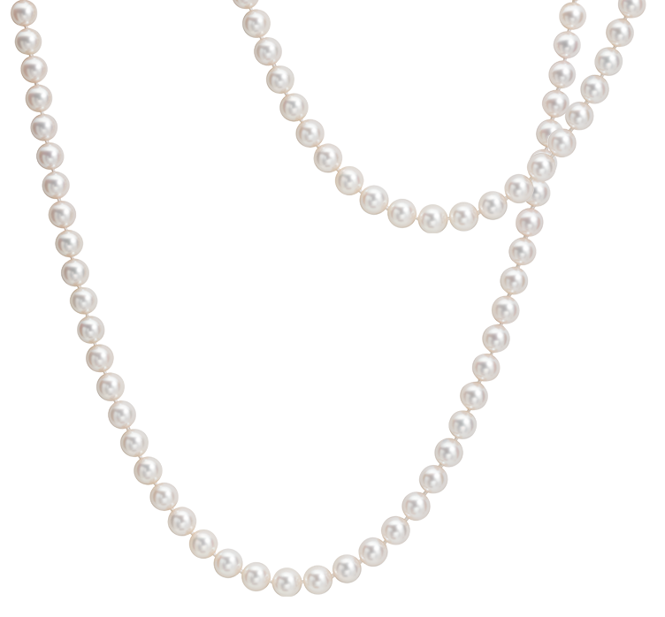 Decorative Element - Part of a necklace peeking into page