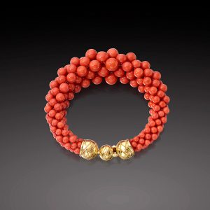 Bayadére Corallia Collection Sardinian Coral Bracelet