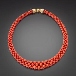 Corallia Collection Bayadére Sardinian Coral Necklace