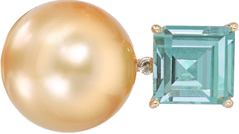 Decorative Element - Part of a gold earring