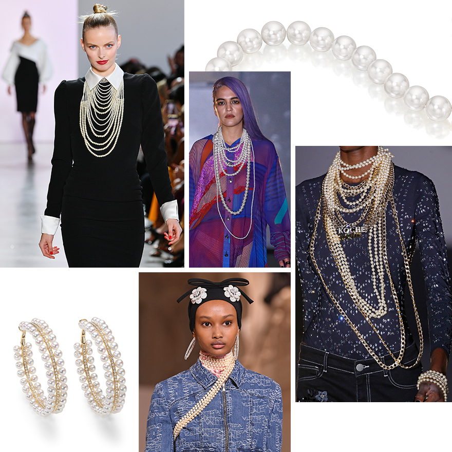 Assael Fall Runway Piled on Pearls 2020