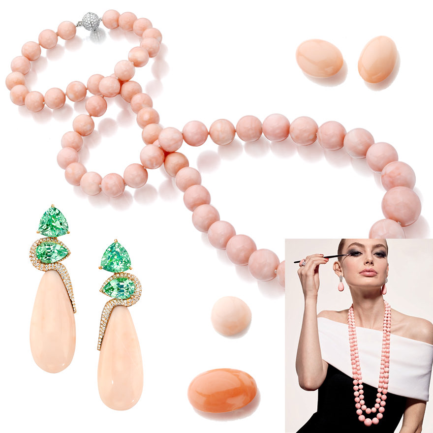Angel Skin Coral Collage