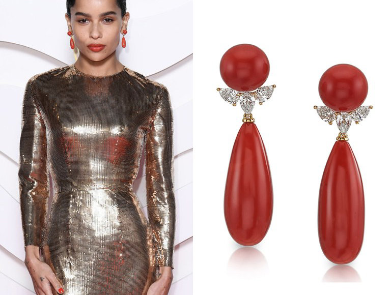 BAFTA-Awards-2020-Zoe-Kravitz-hearts-desire